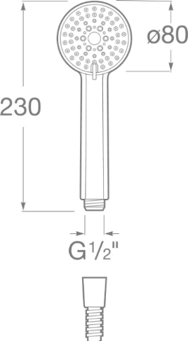 Ручной душ Roca Stella 5B9103C07