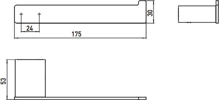 Держатель запасного рулона Emco Loft 0505 133 00, черный