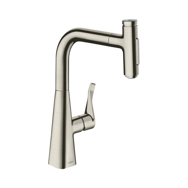 Смеситель для кухни Hansgrohe Metris Select 73822800 серый