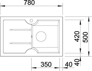 Кухонная мойка Blanco Idessa 514488 белый