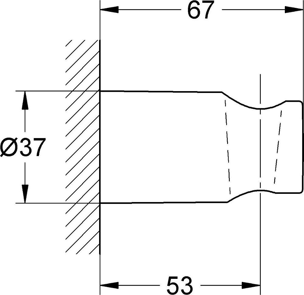 Настенный держатель Grohe Rainshower 27056000
