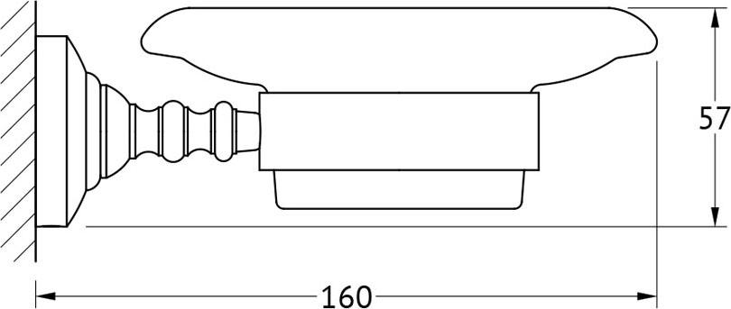 Мыльница 3SC Stilmar STI 004 хром