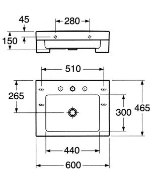 Раковина Gustavsberg Artic GB1146000101 белый