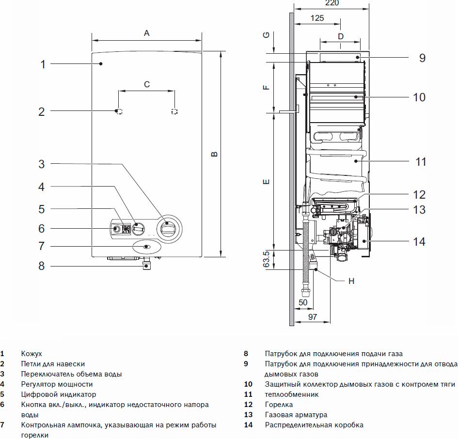 Водонагреватель Bosch Therm 6000 O WRD15-2 G23