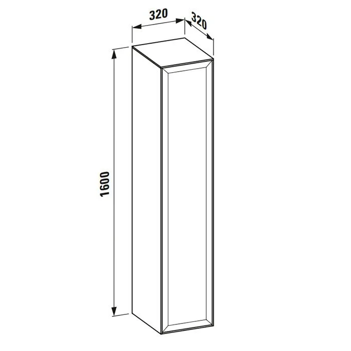 Шкаф-пенал Laufen New Classic 4.0606.1.085.627.1 серый