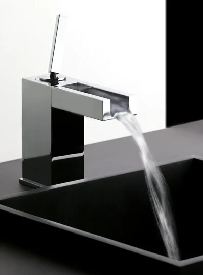 Смеситель для раковины Gessi Rettangolo Cascato 30901-031 хром