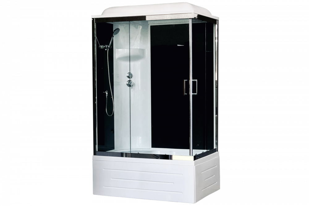 Душевая кабина 120х80 см Royal Bath BP RB8120BP6-BT-CH-L стекло прозрачное