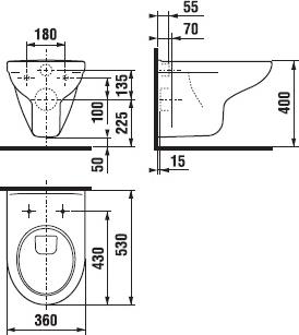 Подвесной унитаз Jika Olymp 2061.1