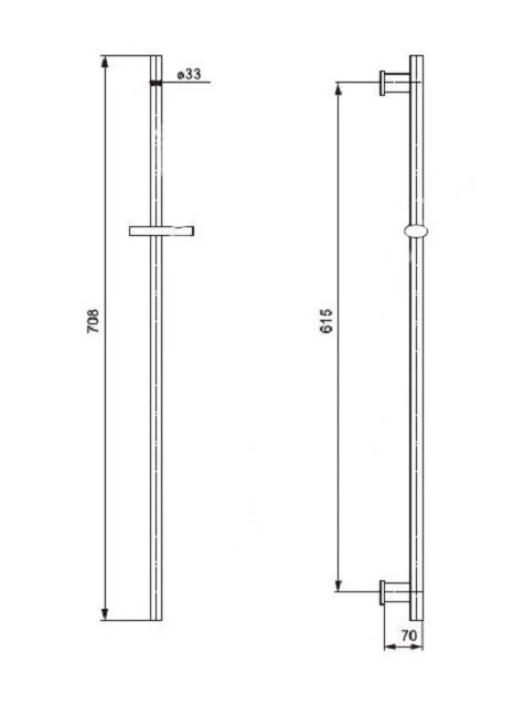 Штанга душевая Paini Siena 124P33 хром