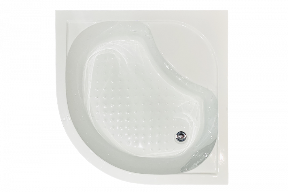 Душевой уголок 100х100 см Royal Bath BK RB100BK-T стекло прозрачное с поддоном