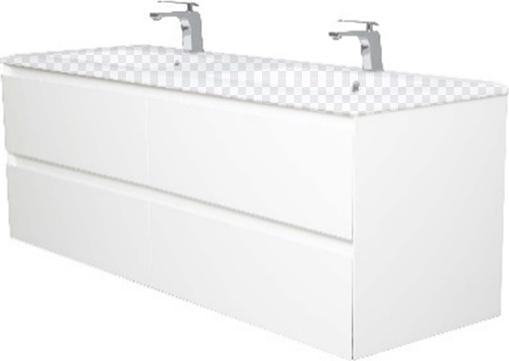 Тумба для комплекта BelBagno Z-1400-2C-SO-2-BO bianco opaco