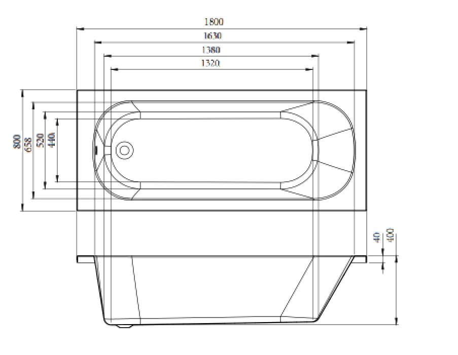 Акриловая ванна C-Bath Galaxy CBQ016002 белый