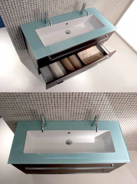 Тумба под раковину Berloni Bagno Squared SQ BS11/100 белый