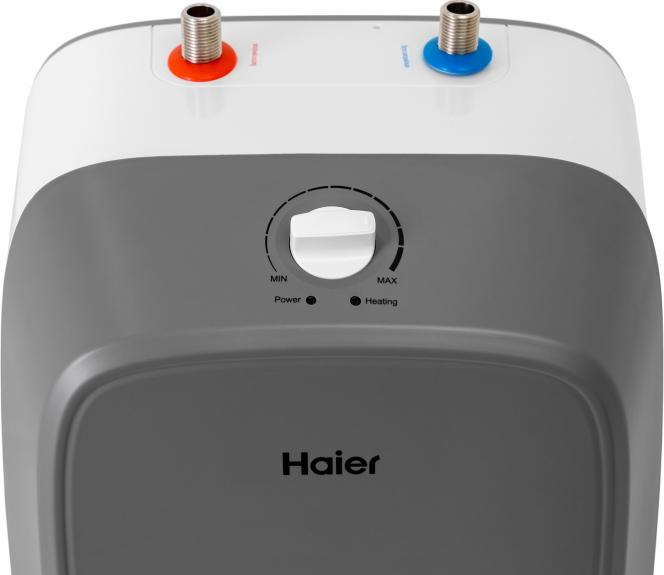 Электрический водонагреватель Haier ES10V-Q2(R) GA0SC0E1CRU, серый / белый