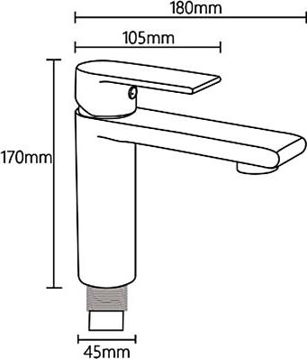 Смеситель для раковины Gappo G1099-20