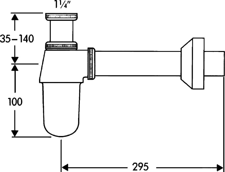 Сифон для раковины Hansgrohe 52010000