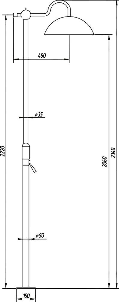 Душевая стойка Migliore Oxford ML.OXF-6371 Do