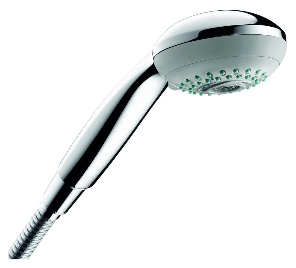 Душевой гарнитур Hansgrohe Crometta 85 Multi 27766000, штанга 90 см, корпус хром, лицевая часть серая