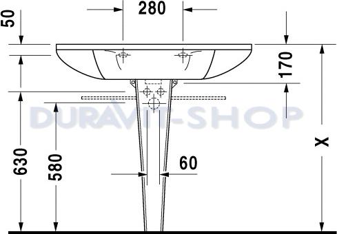 Раковина 90x55 Duravit Starck-1 0405900000