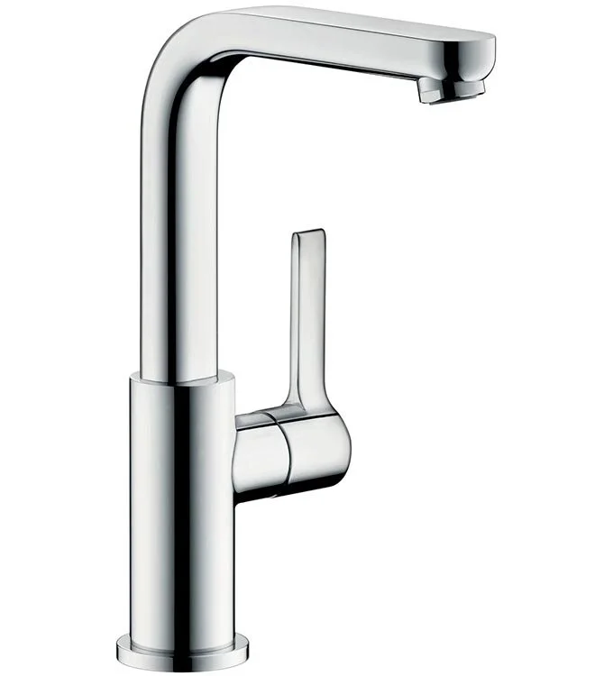 Смеситель для раковины Hansgrohe Metris S 31161000, поворотный излив, высокий