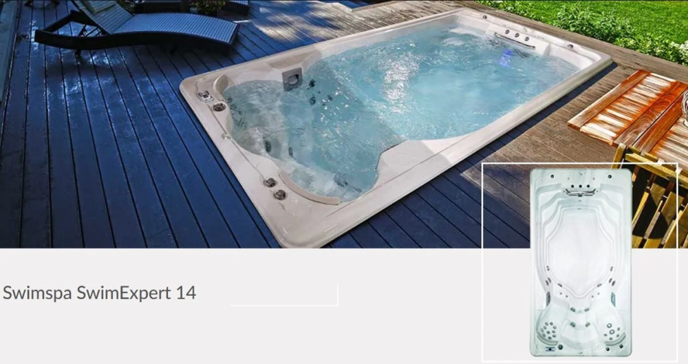 Акриловая ванна Jacuzzi SwimExpert SL142E000D3 белый