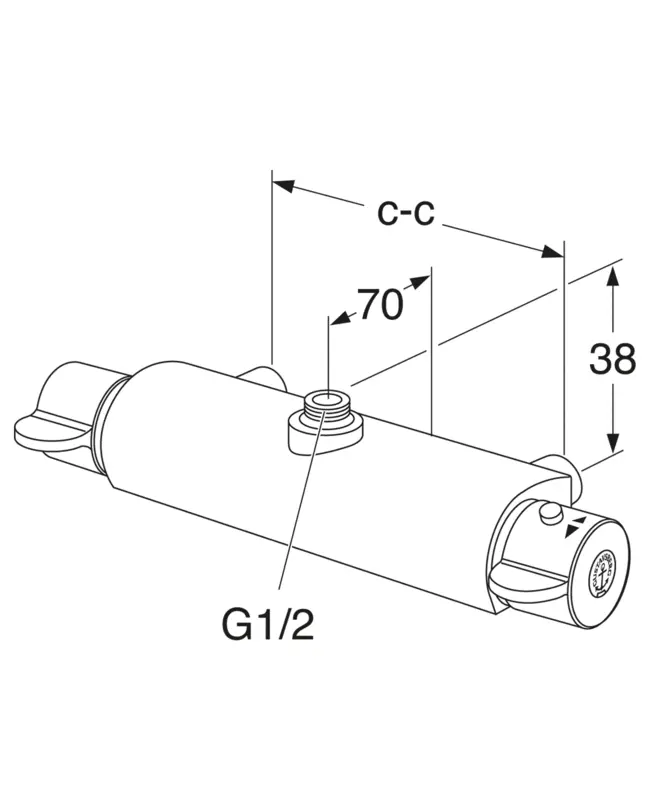 Смеситель для душа Gustavsberg Nordic GB41215624 хром