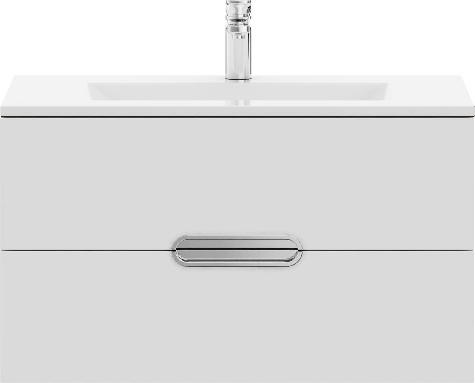 Тумба с раковиной Am.Pm Spirit 80 M70FHX0802WG33 белый глянец