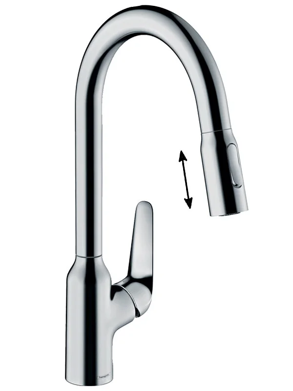 Смеситель для кухни Hansgrohe Focus M42 71800000, хром