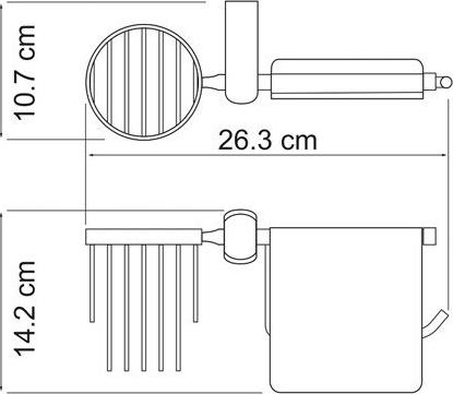 Держатель туалетной бумаги Wasserkraft Berkel 6859