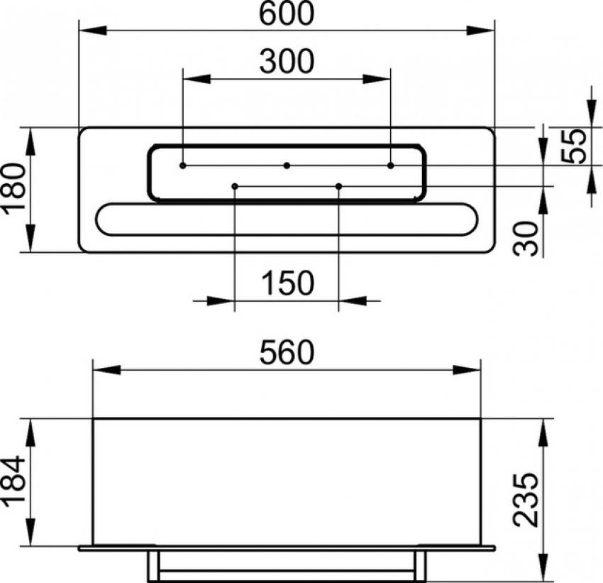 Полка 60см Keuco Edition 400 11575170014