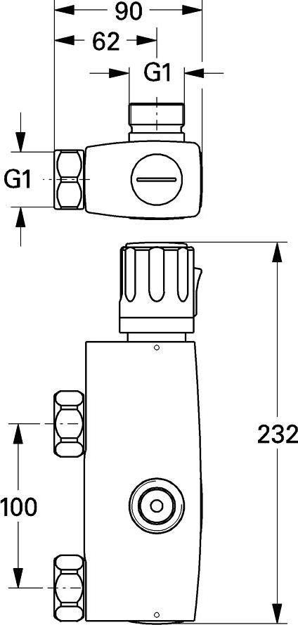 Термостат Grohe Automatic 2000 Compact 34365000