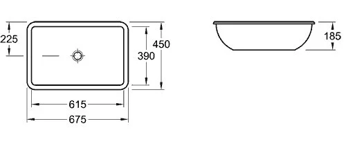 Раковина Villeroy&Boch Loop&Friends 61632001 белый