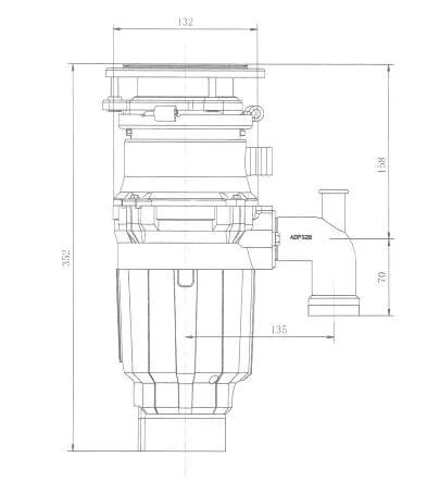 Измельчитель отходов Bone Crusher BC610-AS черный