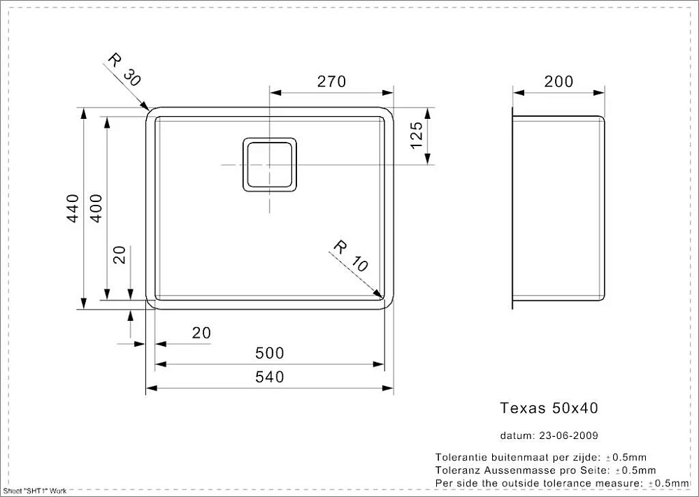 Кухонная мойка Reginox Texas 41471 хром