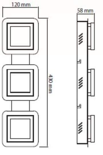 Потолочный светодиодный светильник Horoz Likya 036-007-0003 HRZ00002250