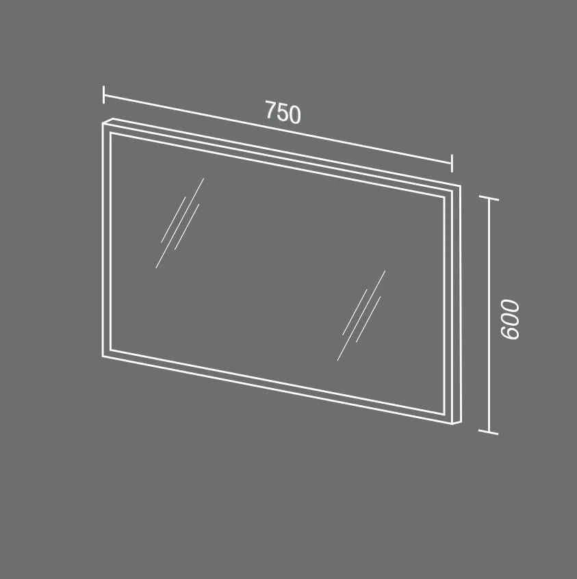 Зеркало SanVit Сильвер zsilver75 хром