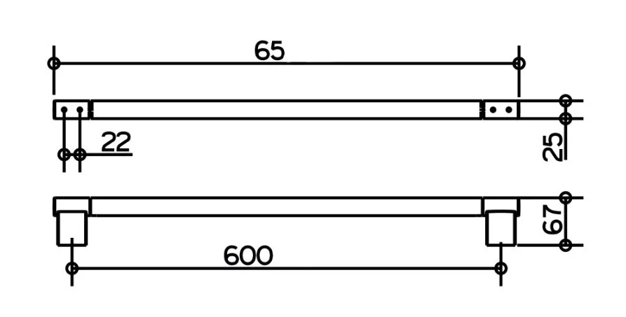 Полотенцедержатель Keuco Plan 14901370600 черный