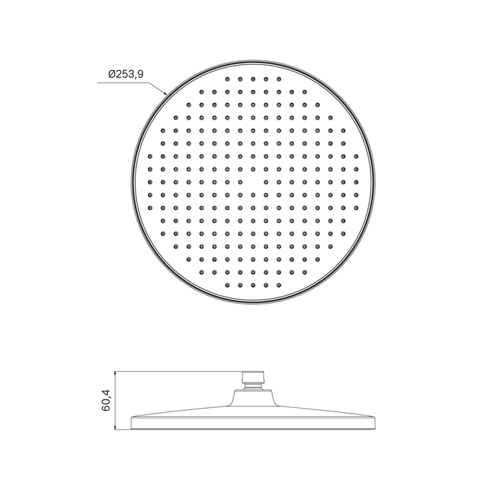 Душ верхний Iddis Esper ESP25CRi64 хром