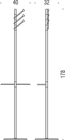 Вешалка Colombo Design Isole Piantane B9404.000