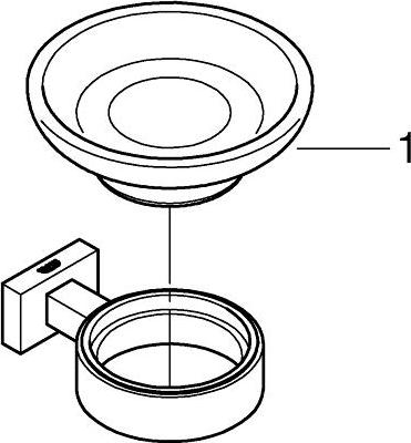 Мыльница Grohe Essentials Cube 40754001