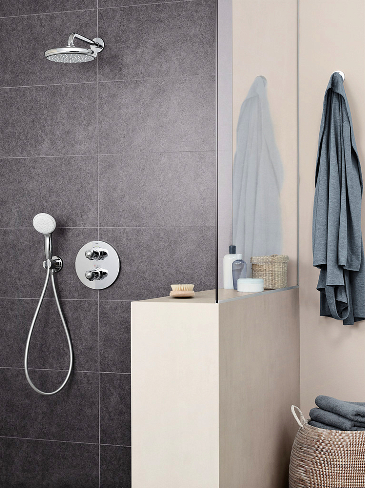 Верхний душ Grohe Tempesta 26412000 с кронштейном