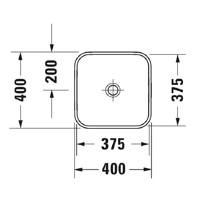 Раковина накладная Duravit Happy D.2 Plus 23594013001 серый