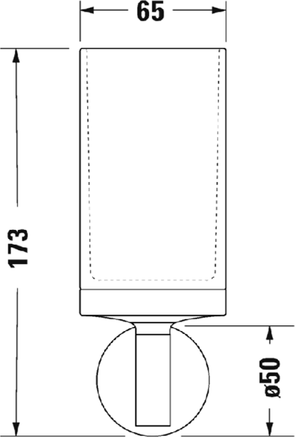 Держатель для стакана Duravit Starck T 0099311000 хром