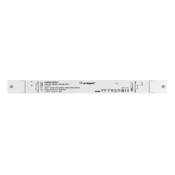 Блок питания Arlight ARV-SP-48100-Linear-PFC 48V 100W IP20 2,1A 032628