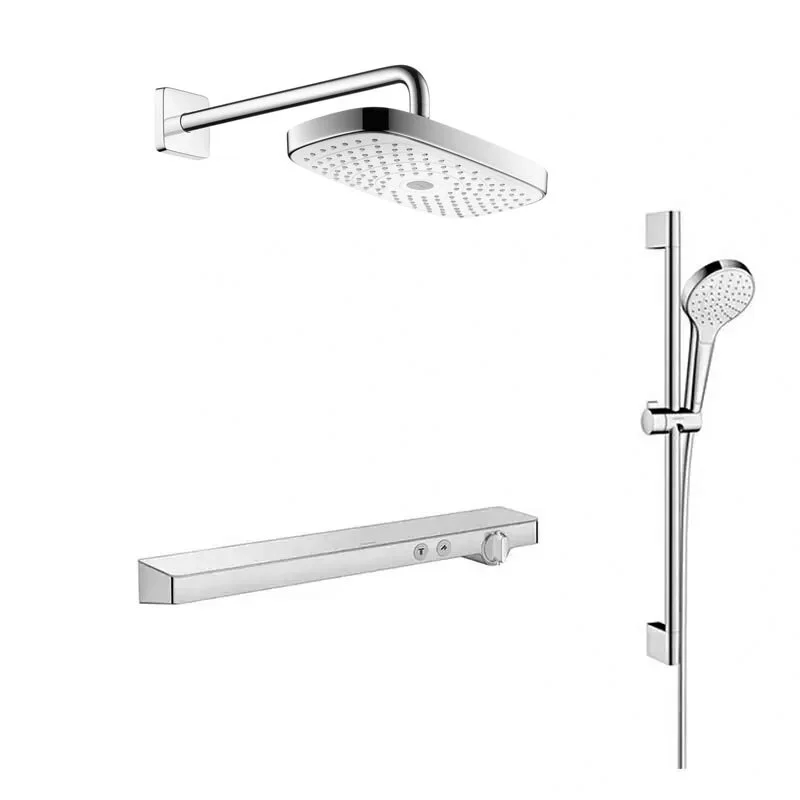 Душевая система с термостатом Hansgrohe Raindance Select E 13184000/27385400/26564400