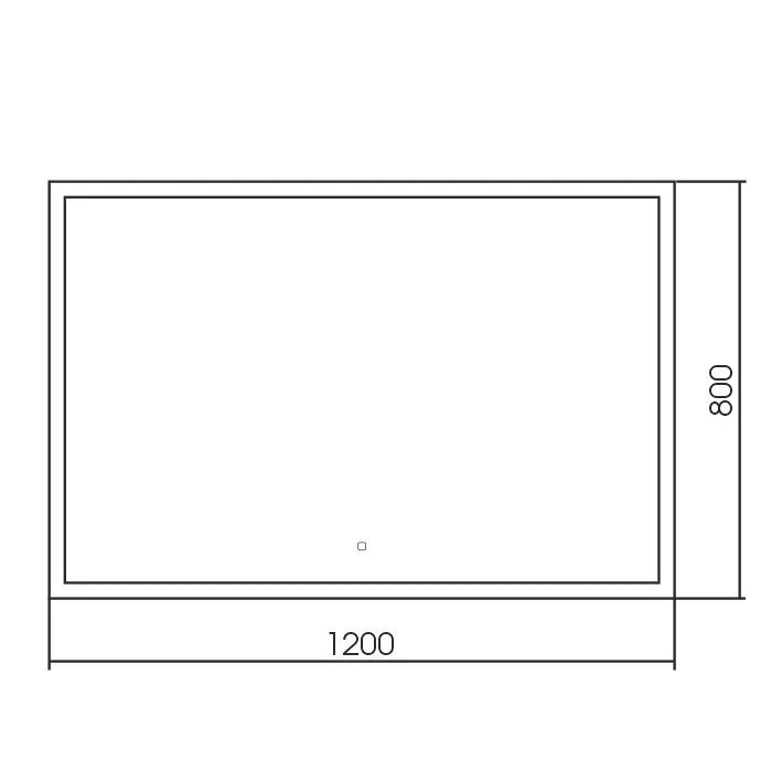 Зеркало Silver Mirrors Norma LED-00002338 хром