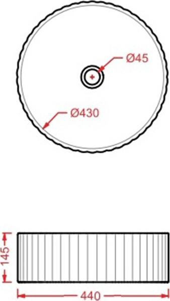 Раковина накладная Artceram Millerighe OSL010 17 00 черный матовый