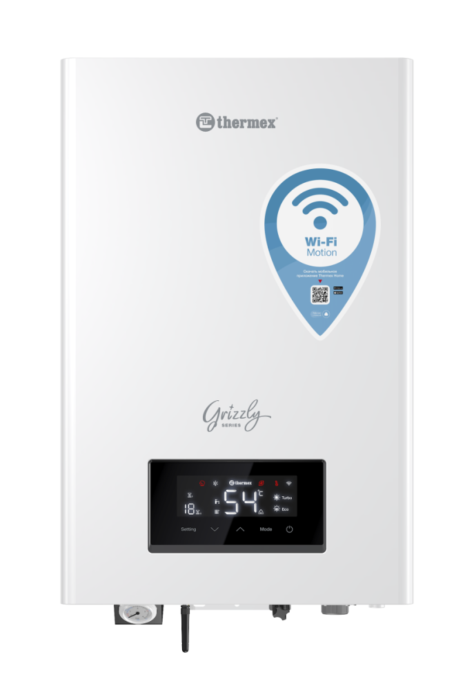 Электрический настенный котел Thermex Grizzly 5-12 Wi-Fi