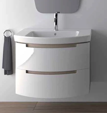 Тумба под раковину Berloni Bagno Moon MNBS31T+7722111/100 белый