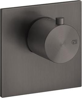 Смеситель для душа Gessi 316 54554#707 термостатический, brushed black metal PVD